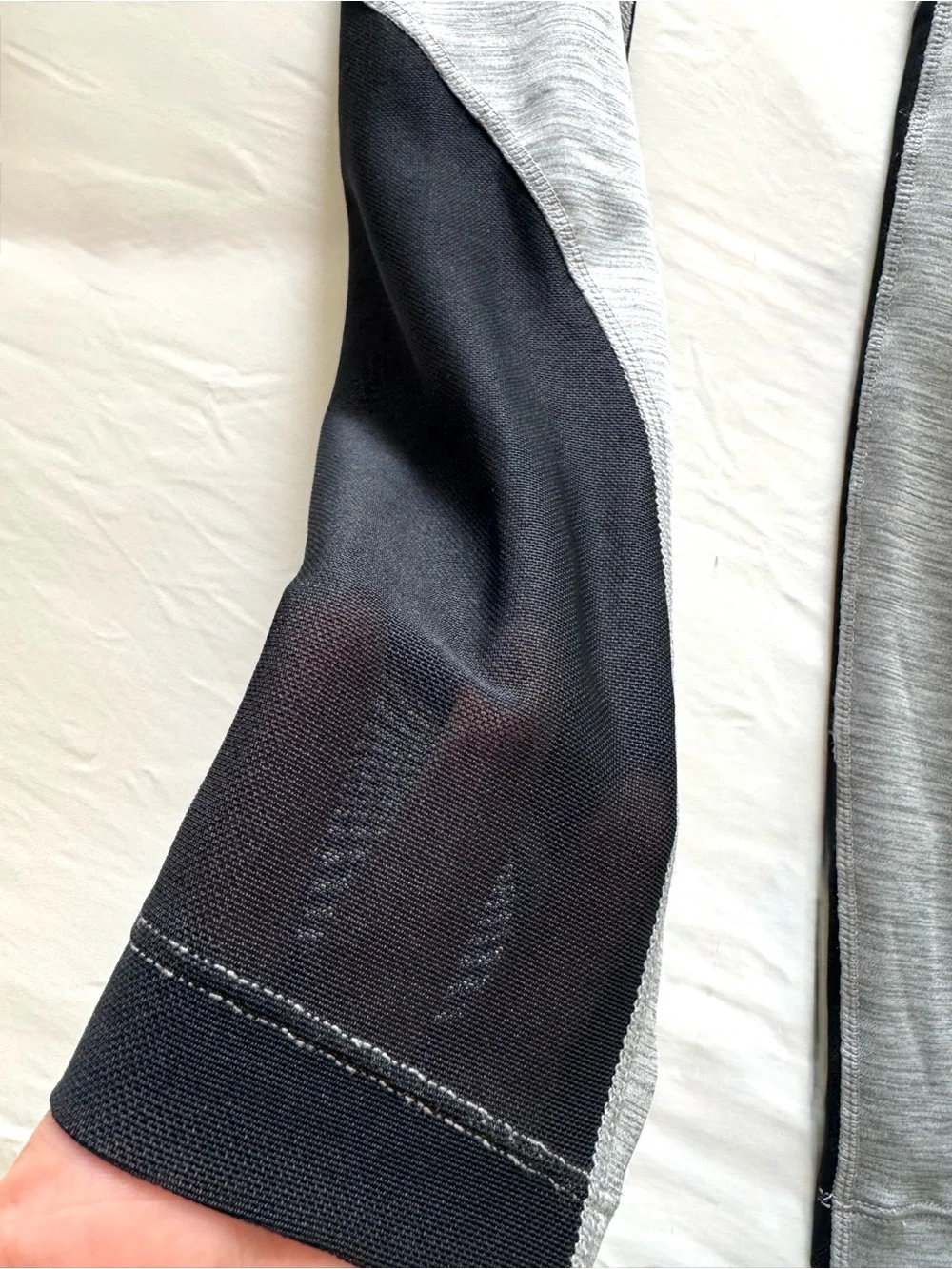 Nike Gray and Black Dri-FIT Leggings